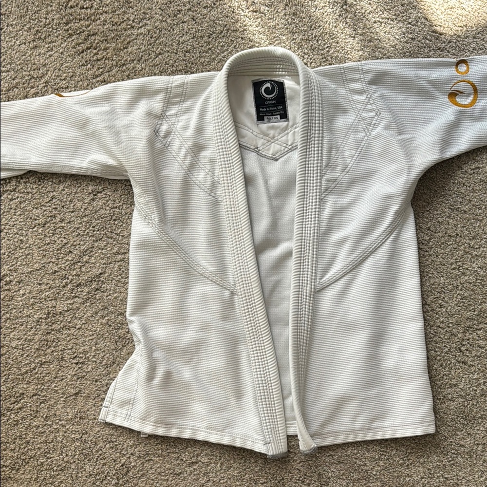 Origins White and Gold Women's Martial Arts Gi Jacket